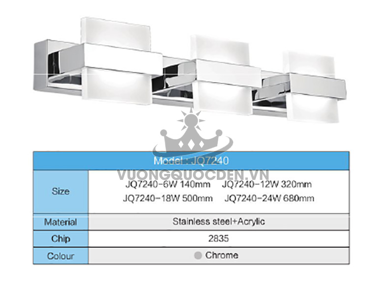 Đèn chiếu gương cao cấp JS7240-3